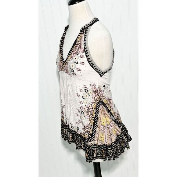 Free People‎ Women's Steal The Sun Printed Tunic Top Multi Small - Picture 6 of 11